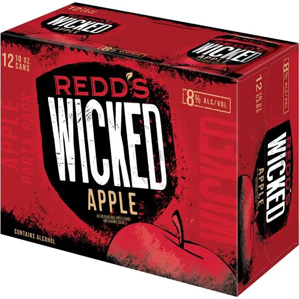 Redd's Wicked Apple Ale Beer, 12 Pack, 12 fl. oz. Cans, 8% ABV