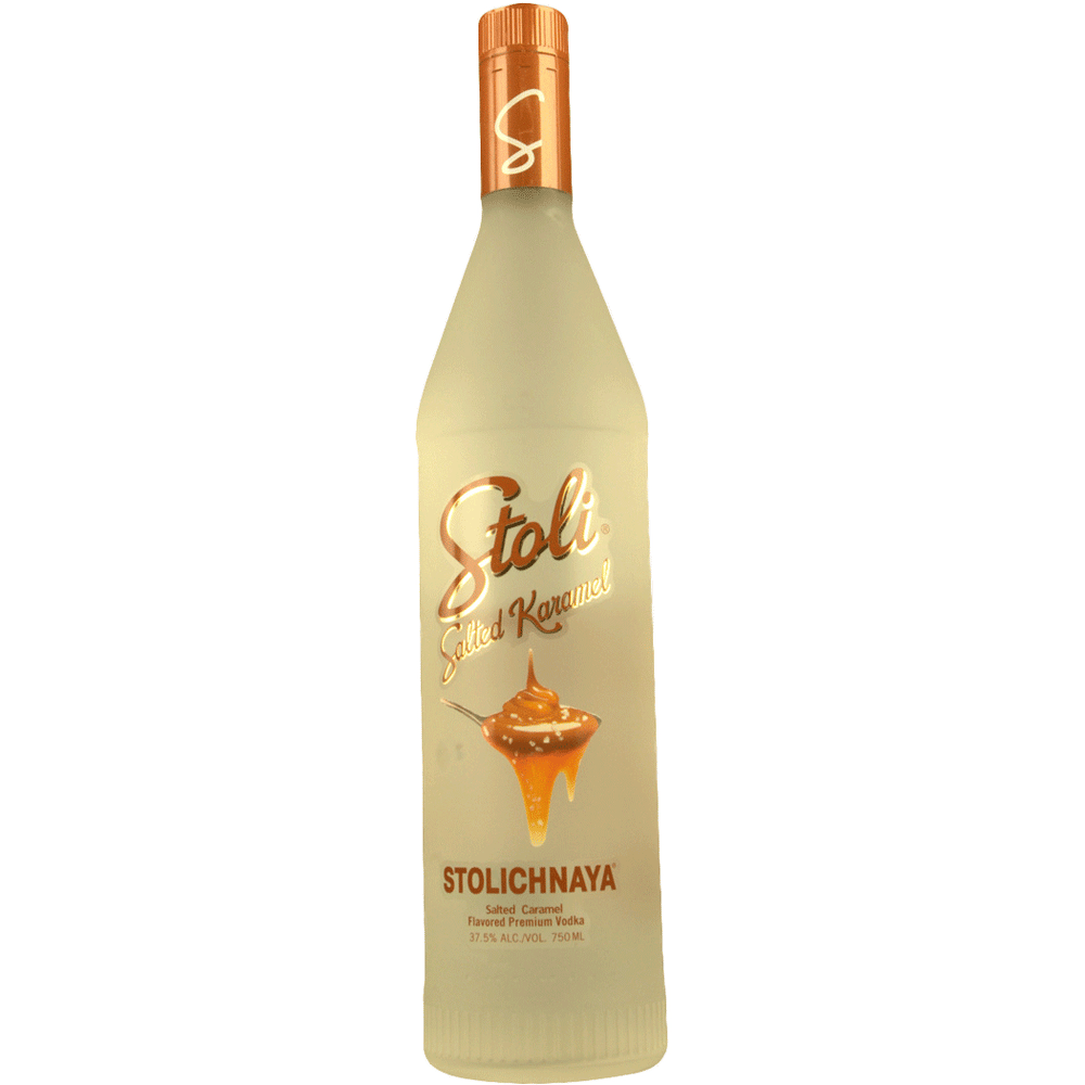 Stoli Salted Caramel Vodka 1.75L bottle
