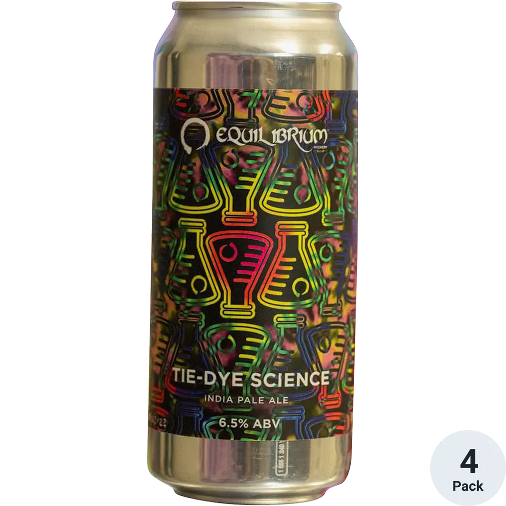 Equil Brium Tie Dye Science India Pale Ale 4 Pack