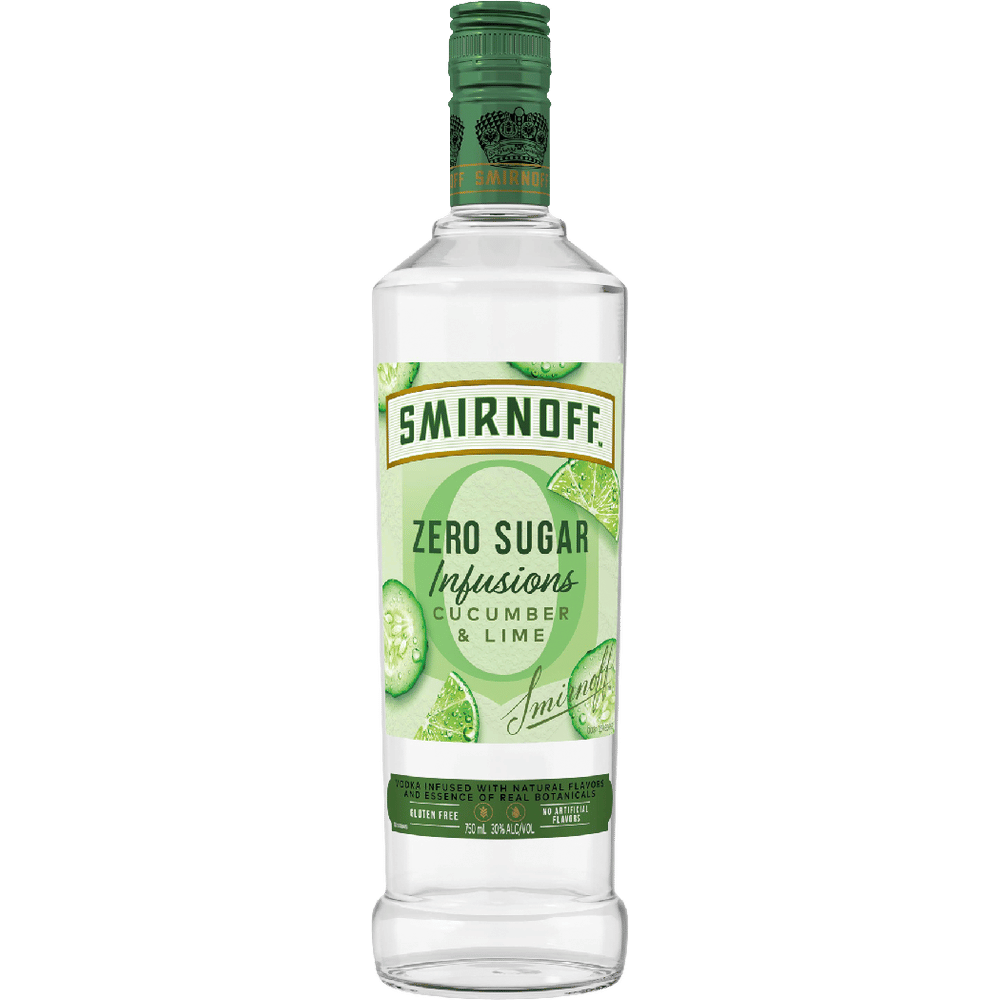 Smirnoff Zero Sugar Infusions Cucumber & Lime Vodka