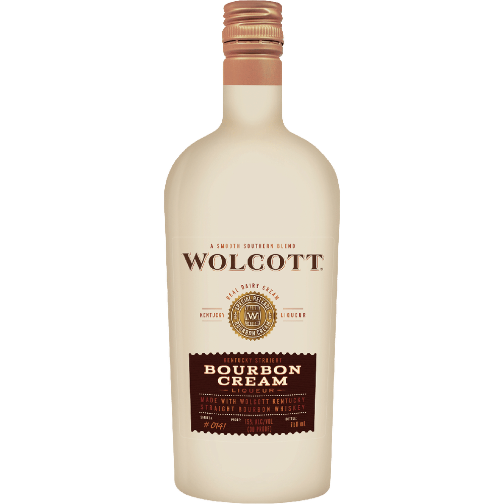 Wolcott Bourbon Cream Liqueur 750ml bottle