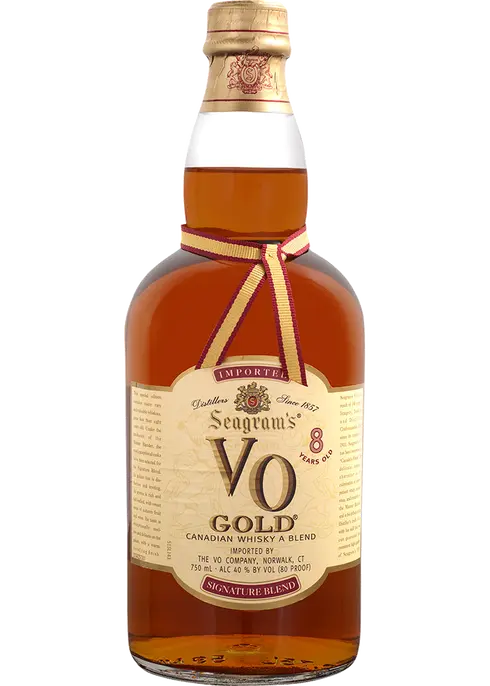 Seagram's Vo Canadian Whiskey 8 Year Gold