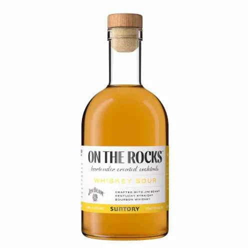 On The Rocks Cocktail Whiskey Sour with Jim Beam