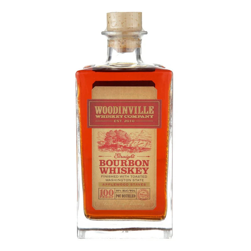 Woodinville Straight Bourbon Whiskey Finished with Toasted Washington Applewood Staves