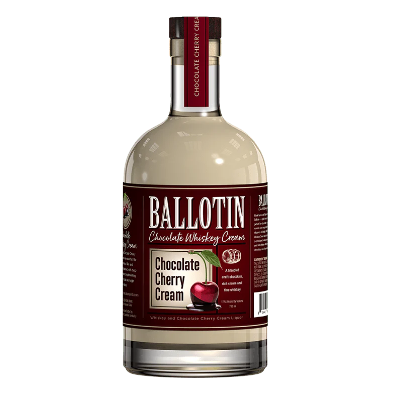 Ballotin Chocolate Cherry Cream 750ml bottle