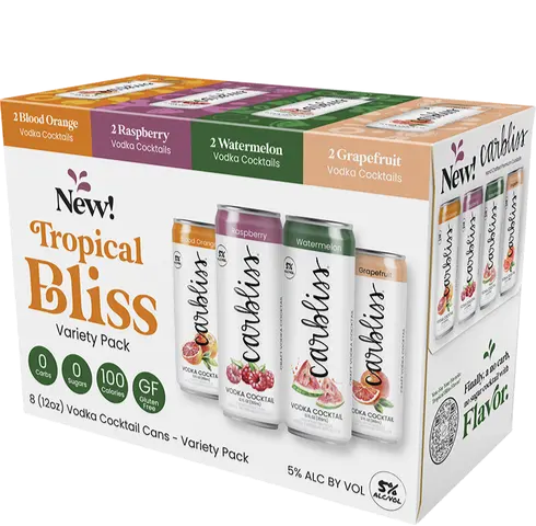 Carbliss Tropical Bliss Variety 8 Pack