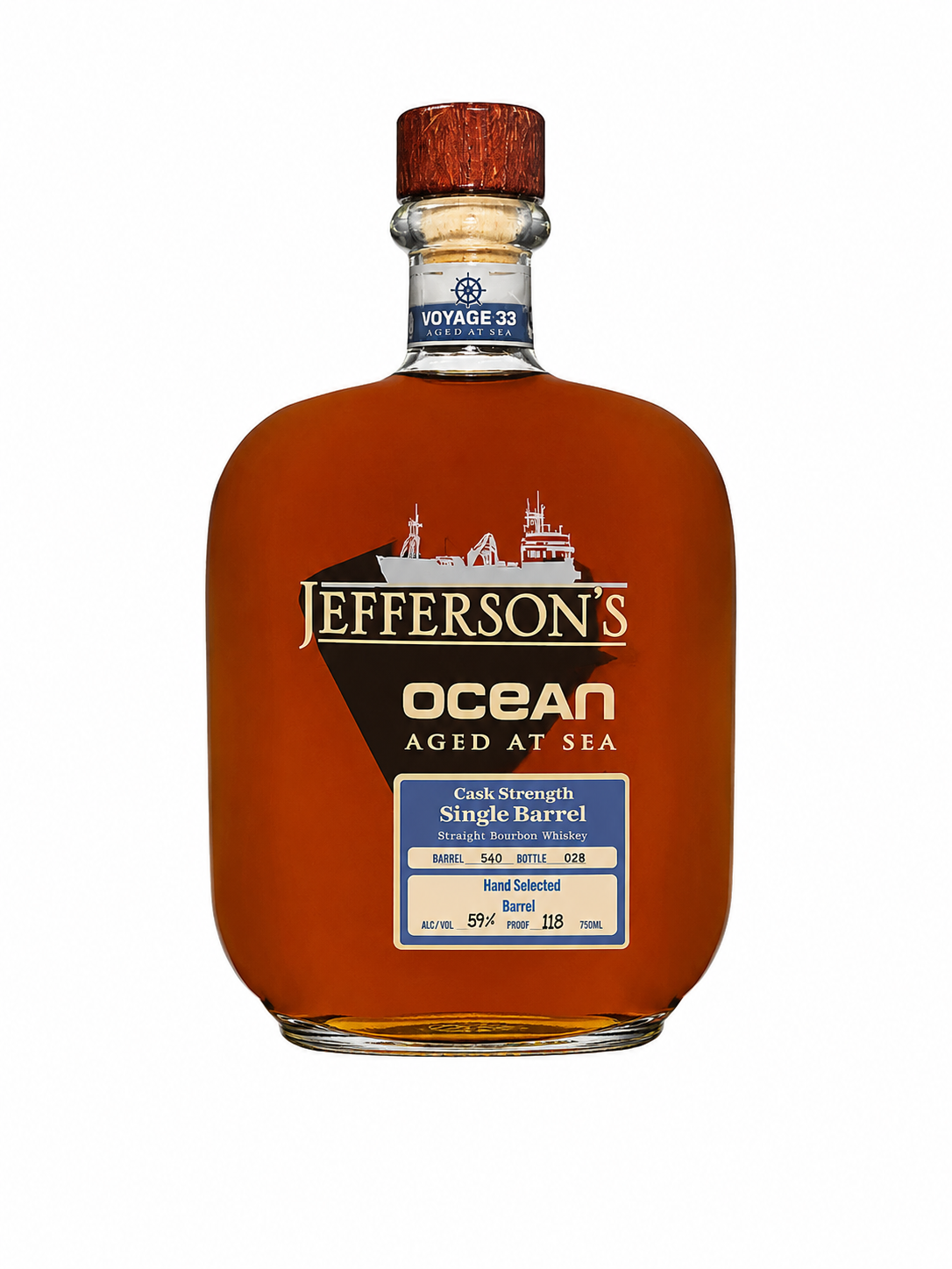 Jefferson Ocean Single Barrel Cask Strength Barrel Pick