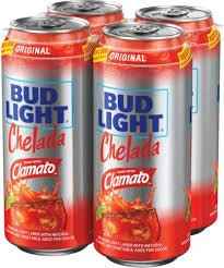 Bud Light Chelada The Original Made with Clamato Beer 4 Pack