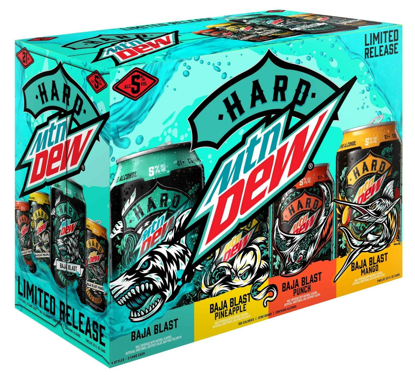 Hard Mtn Dew Baja Blast Pack