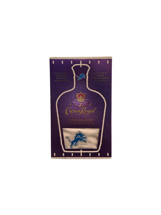 Crown Royal Deluxe With Detroit Lions Football Bag