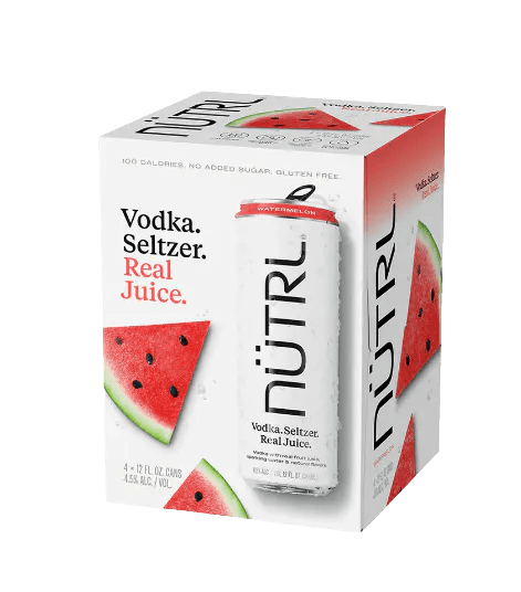 Nutrl Watermelon 4 Pack - Wine Palace