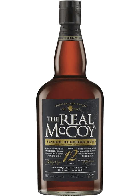 The Real Mccoy Rum Aged 12 Years - Wine Palace