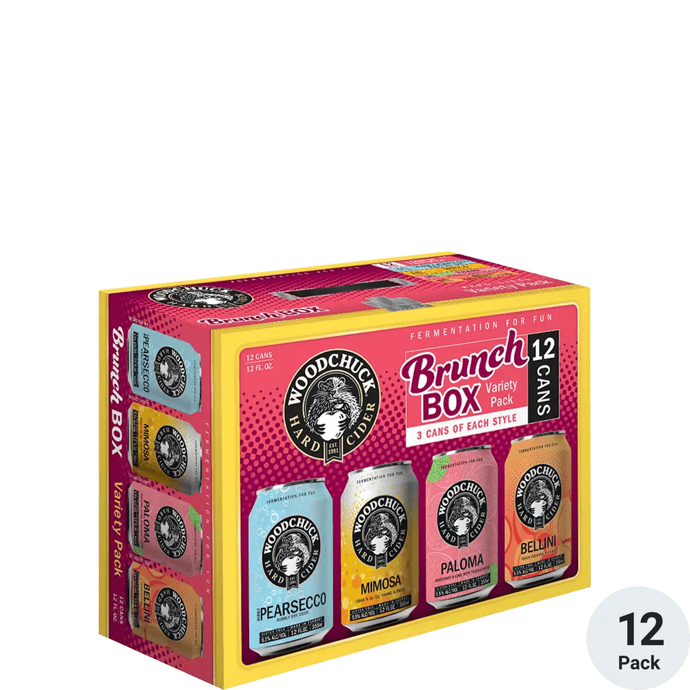 Woodchuck Brunch Box Hard Cider Variety Pack 12 Pack - Wine Palace
