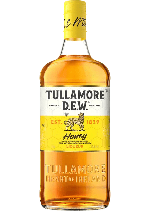 Tullamore DEW honey liqueur with no background