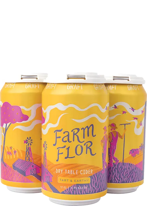 Graft Farm Flor Sour Dry Table Cider Tart & Earthy