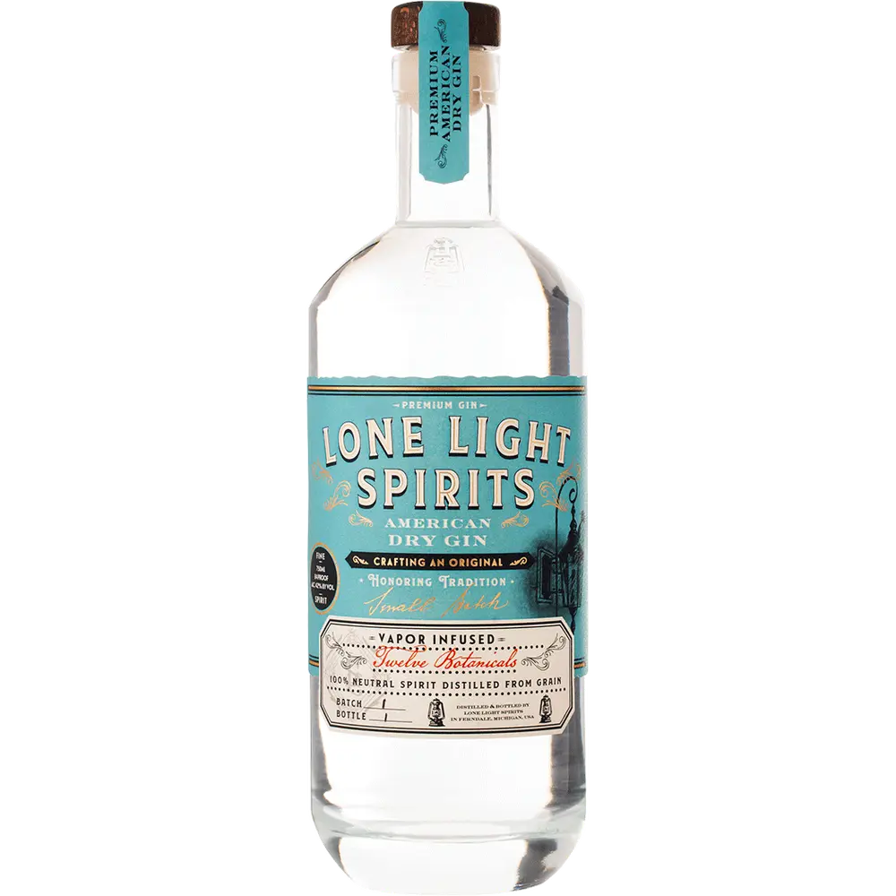 Lone Light Spirits Twelve Botanicals American Dry Gin