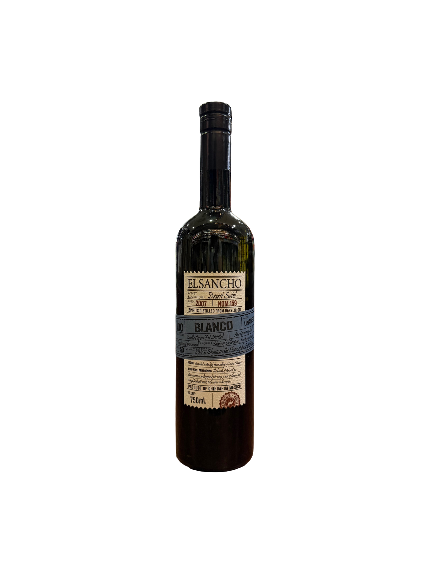 El Sancho Deset Sotol Blanco 100 Proof