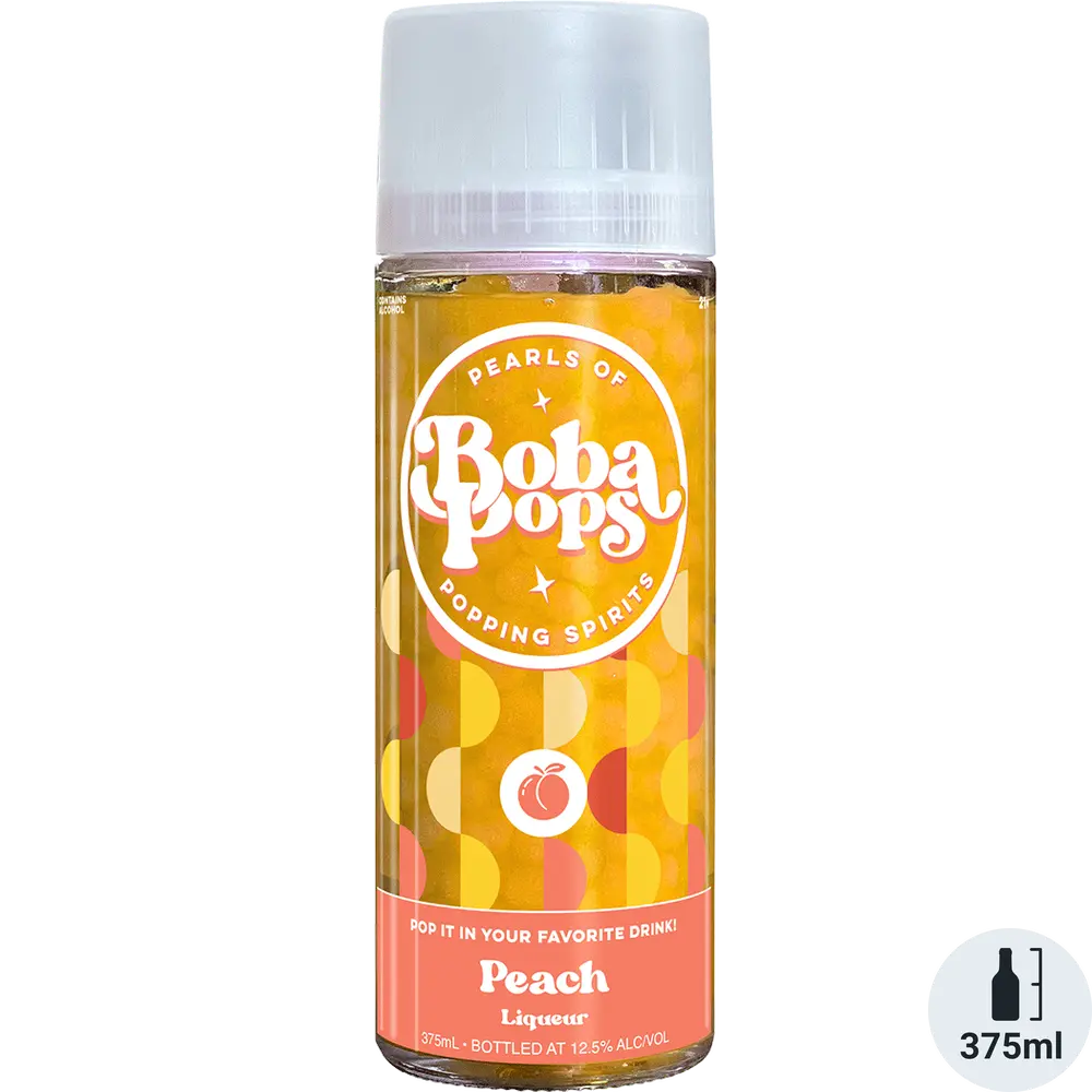 Boba Pops Cocktail Caviar Peach