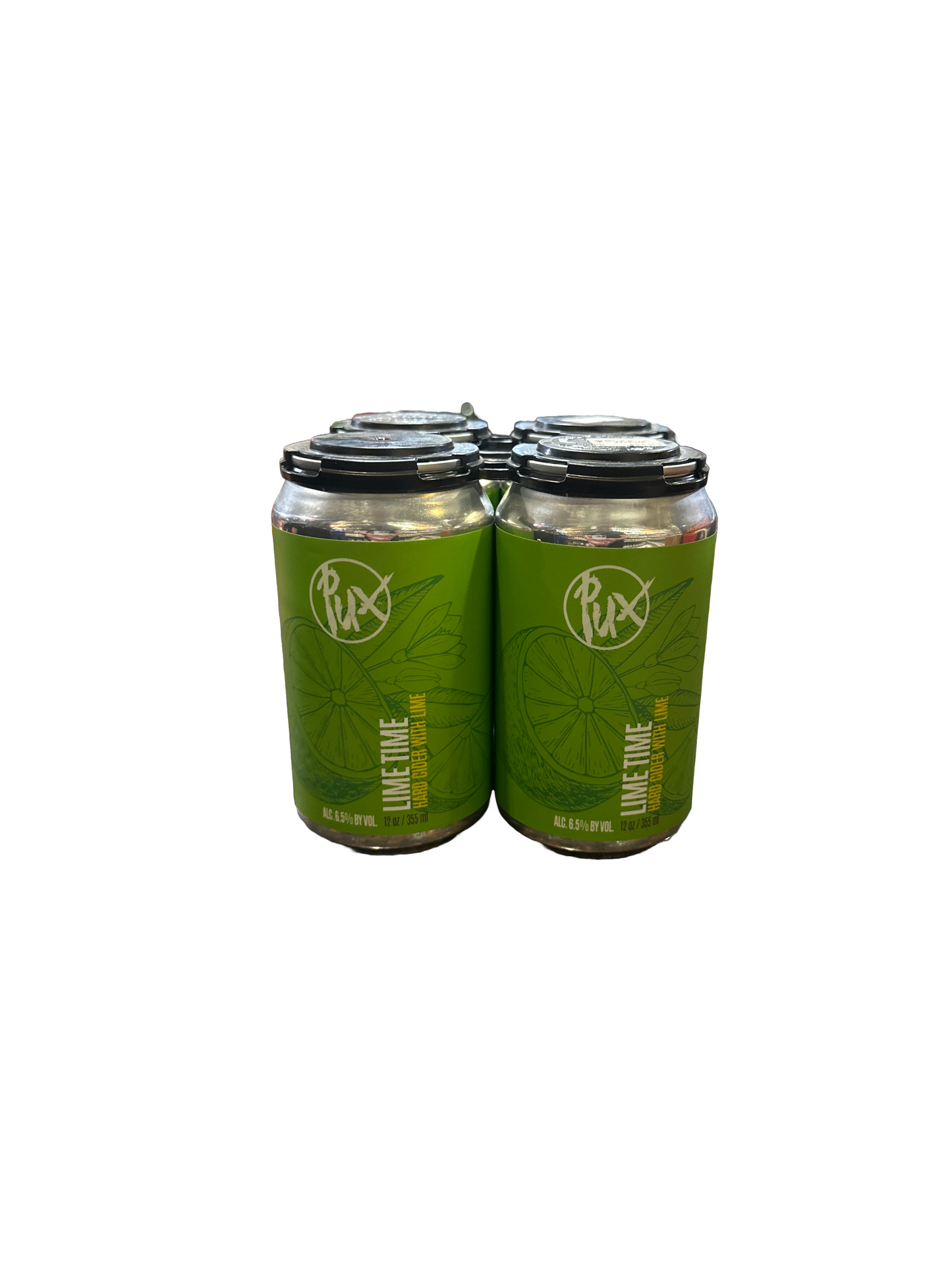 Pux Lime Time Hard Cider 4-pack
