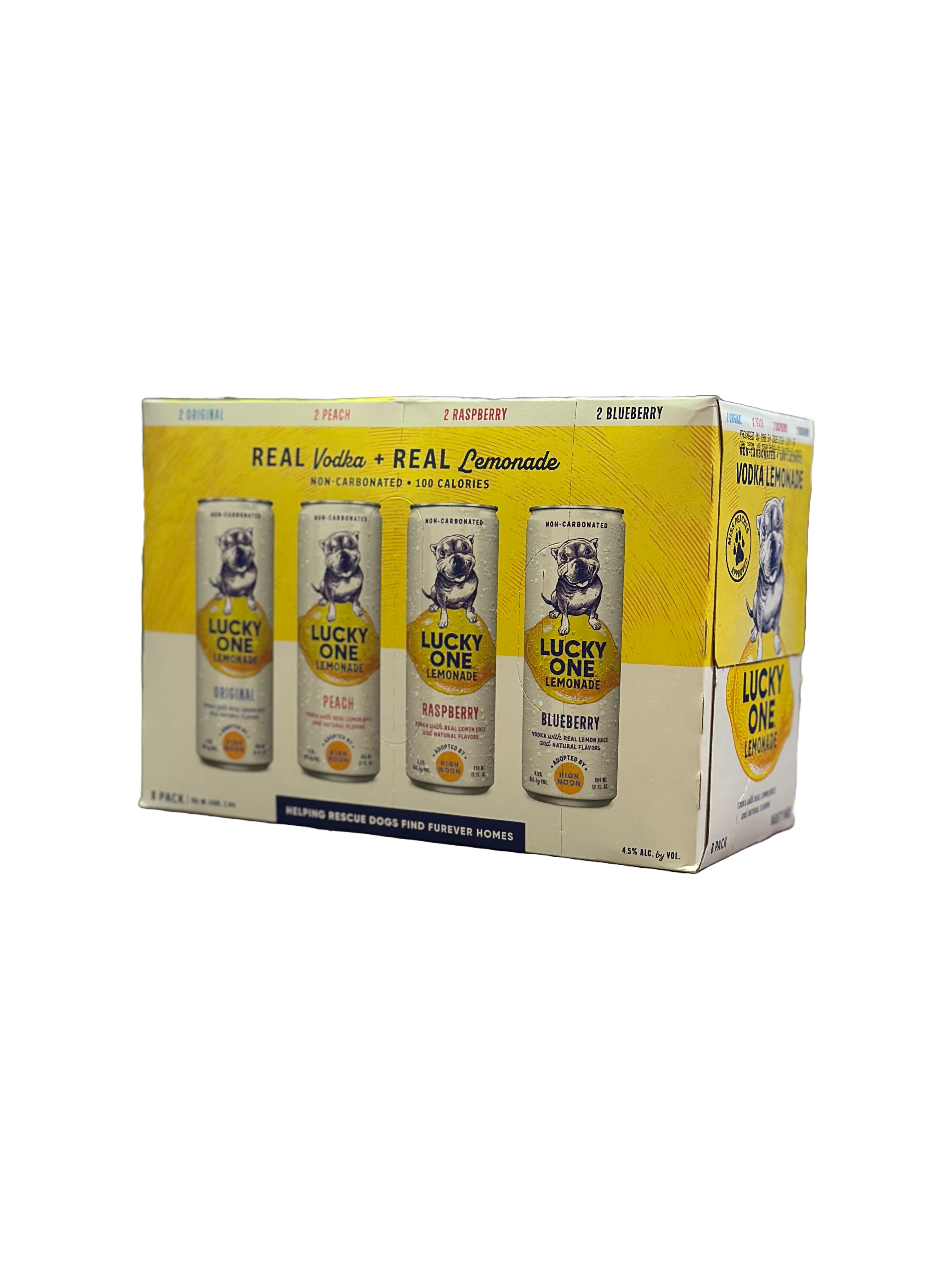 ラッキー① Lucky One Vodka Lemonade Variety Pack Original/Peach/Blueberry