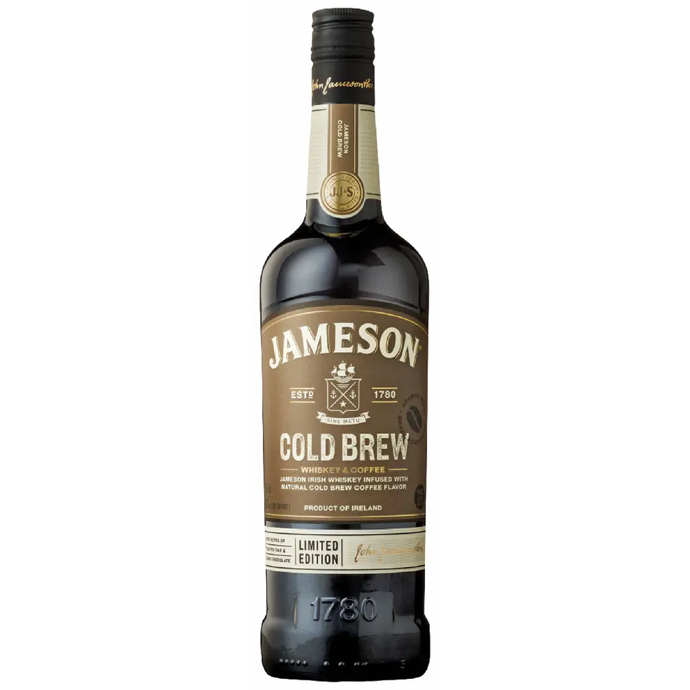 Jameson Cold Brew bottle on a white background