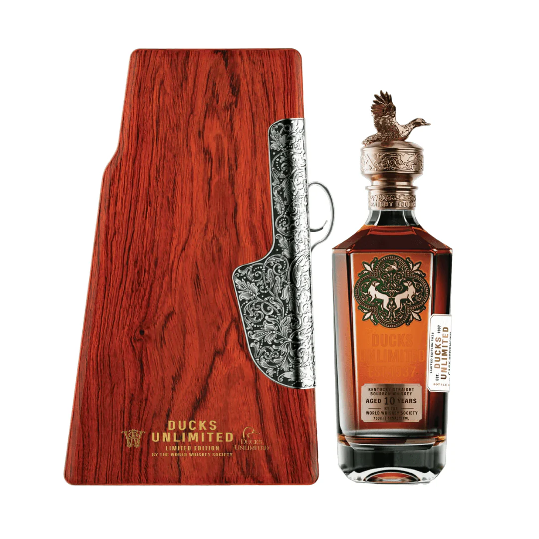 World Whiskey Society Ducks Unlimited Special Edition 10 Year Old Bourbon