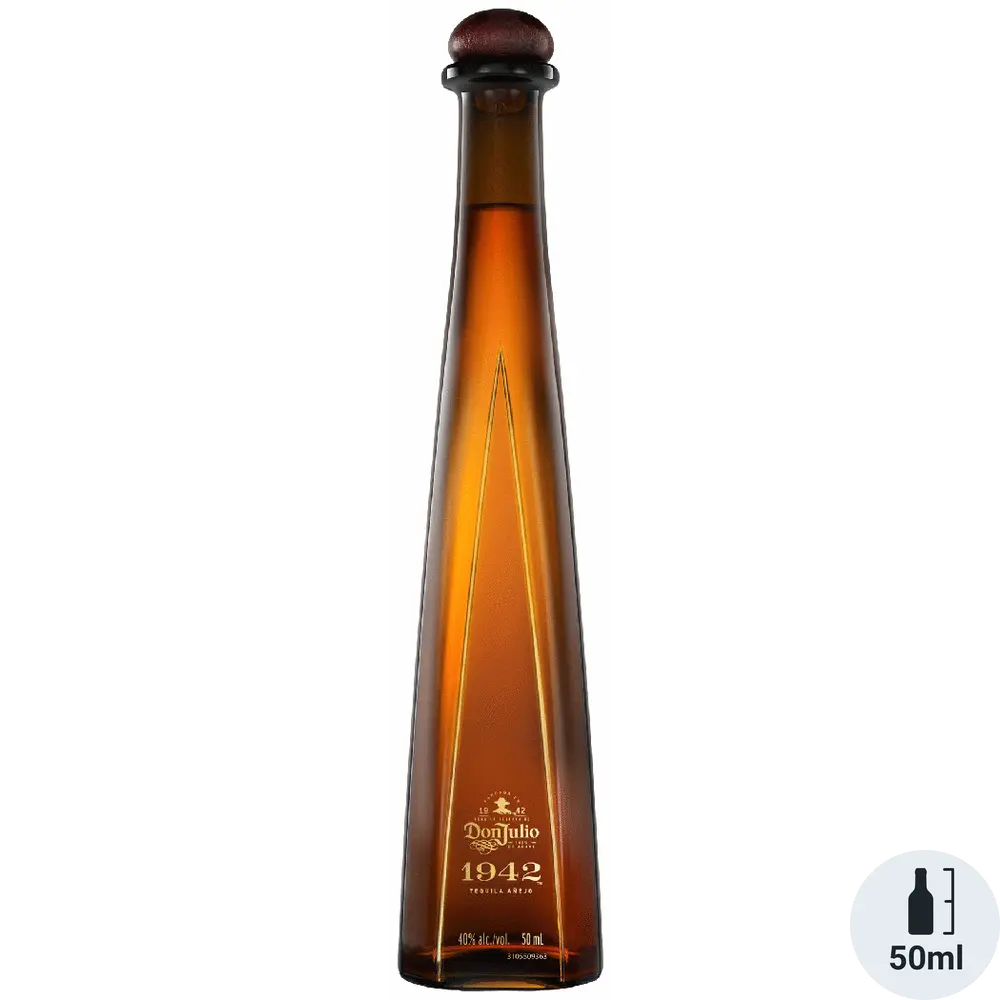 Brown bottle with a label on a white background