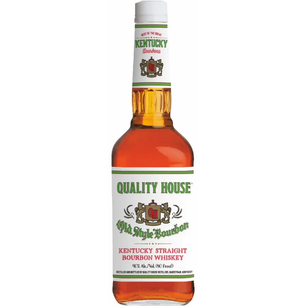 Quality House Bourbon White Label 80 Proof