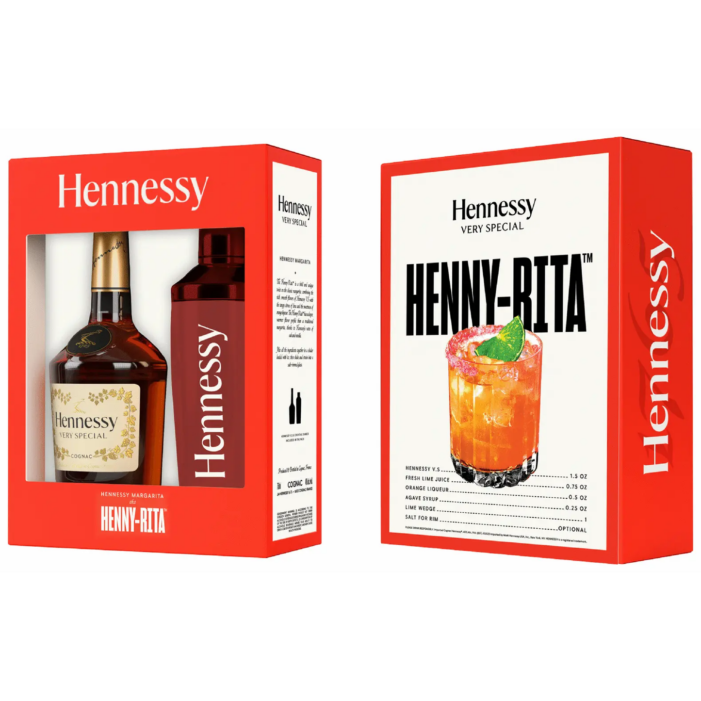 Hennessy VS Cognac with Shaker