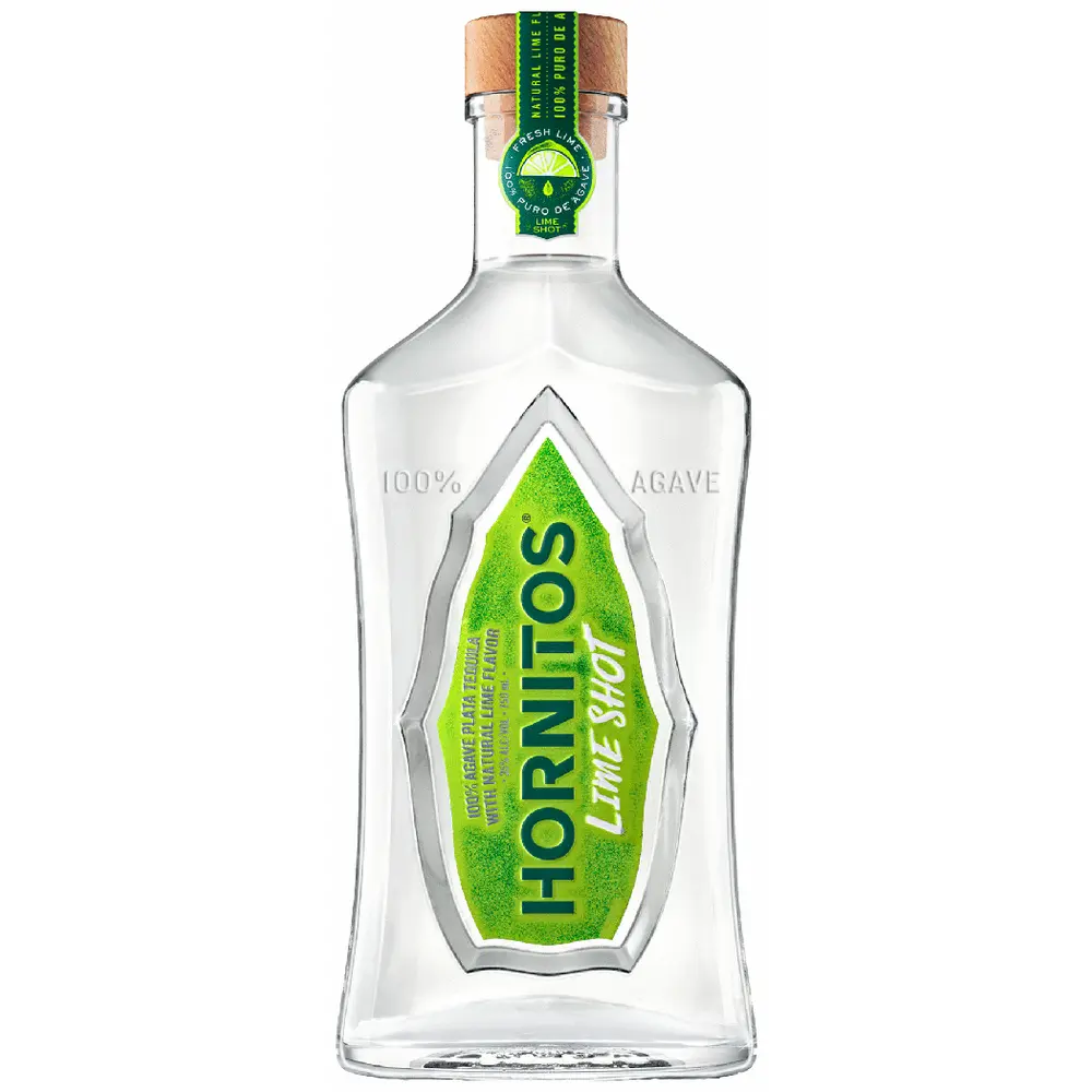 Hornitos Lime Shot bottle on a white background