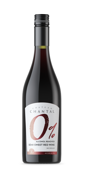Chateau Chantal 0% Semi-Sweet Red Wine