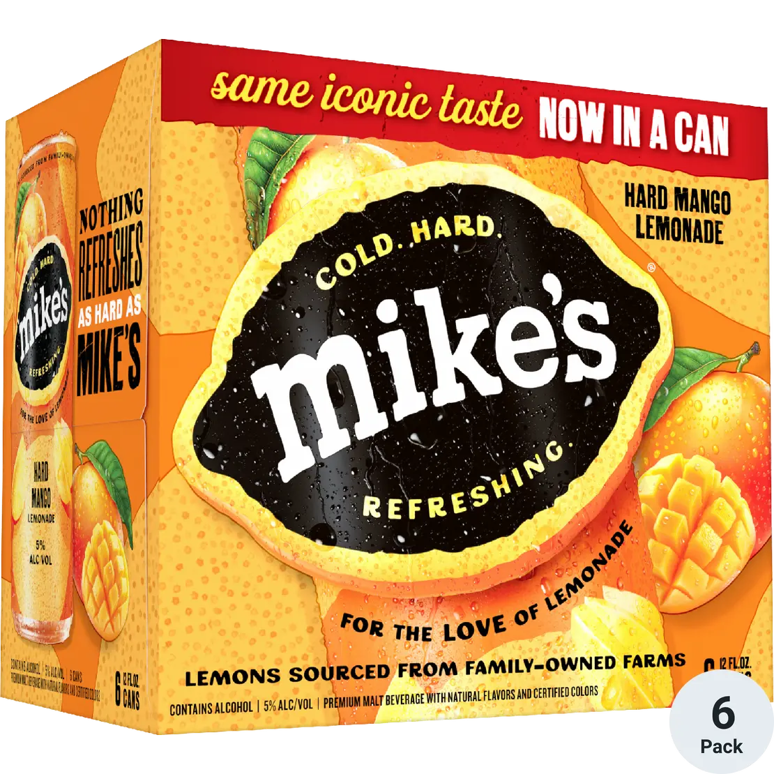 Mike's Hard Mango Lemonade Hard Beverage 6Pack Cans