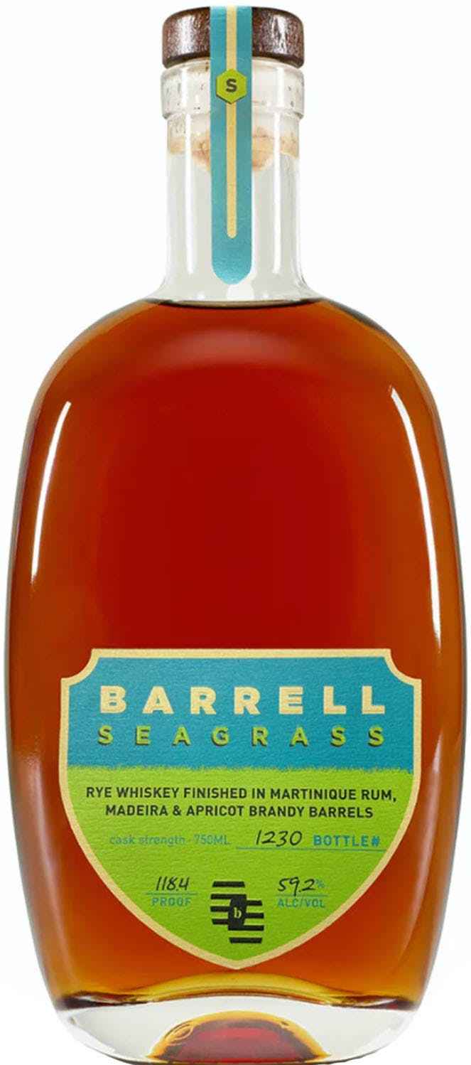 Barrell Seagrass Whiskey Rye Finished In Rum & Brandy Barrels Kentucky 750ml