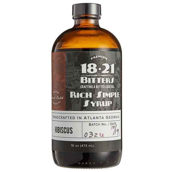 18.21 Bitters Rich Hibuscus Simple Syrup