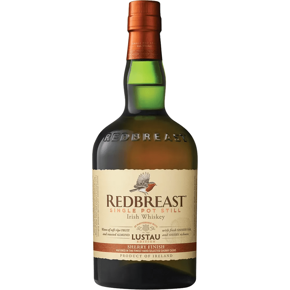 Redbreast lustau irish whiskey with no background