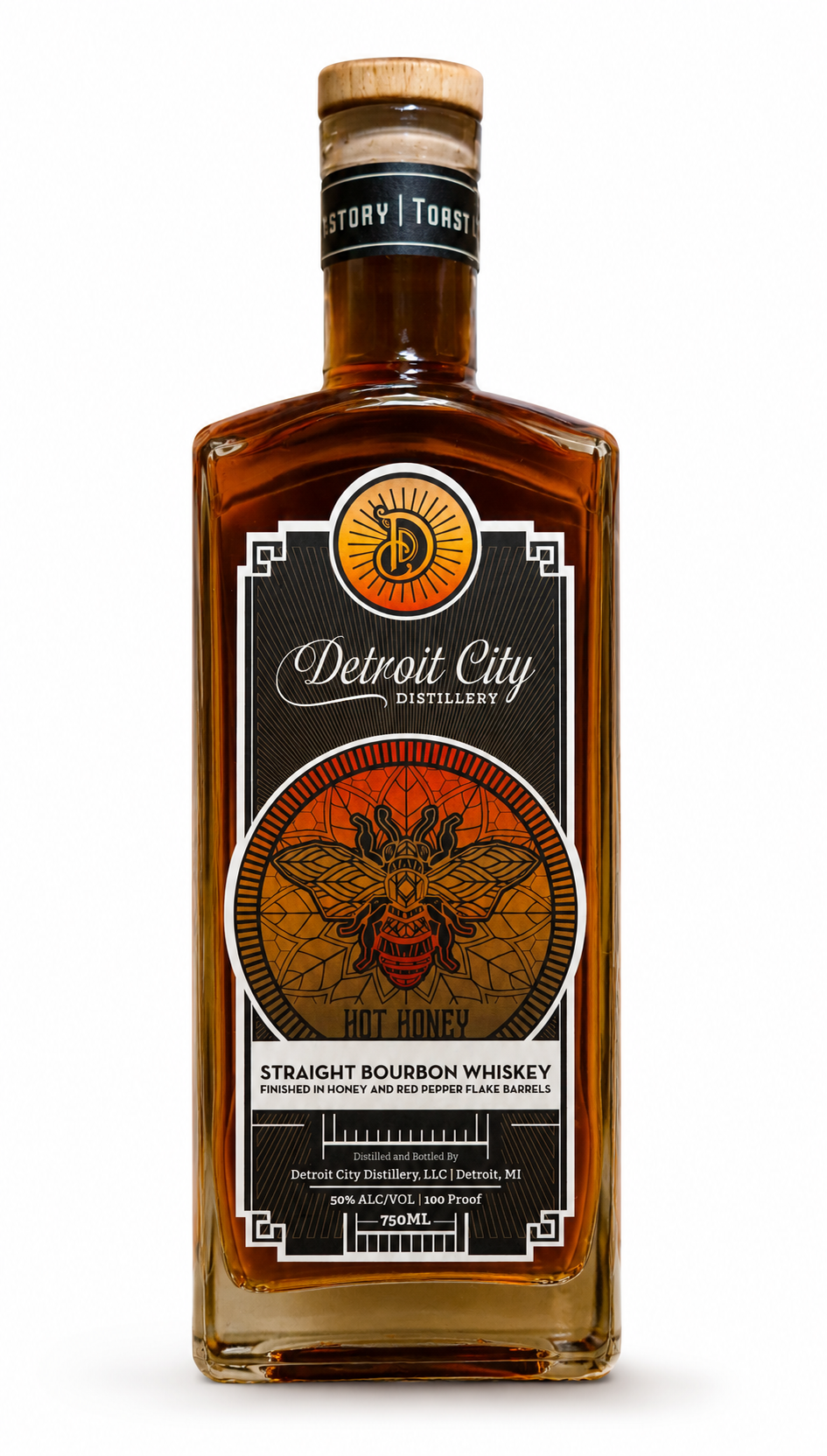 Detroit City Distillery Hot Honey Bourbon (Preorder)