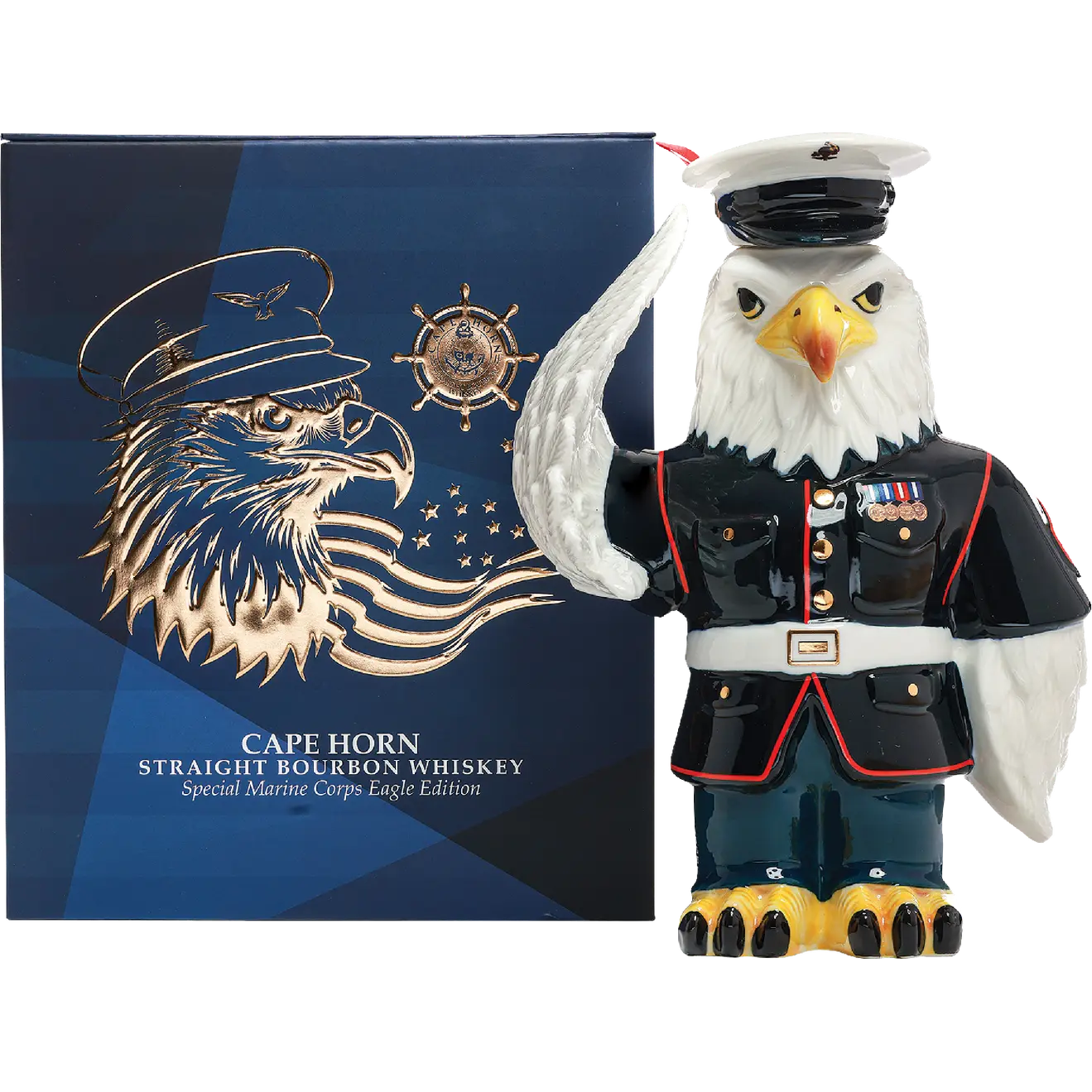 Cape Horn Special Marine Corps Eagle Straight Bourbon Whiskey