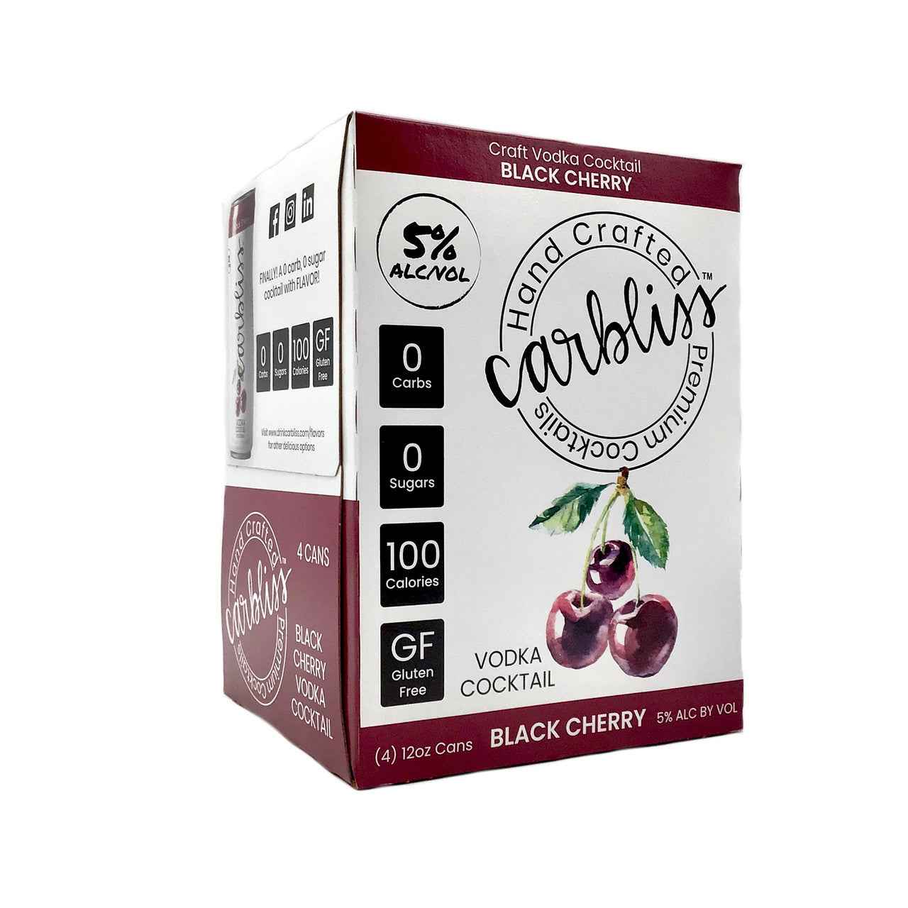 Carbliss Black Cherry Handcrafted Premium Cocktails