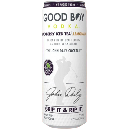Good Boy Vodka Blackberry Iced Tea and Lemonade