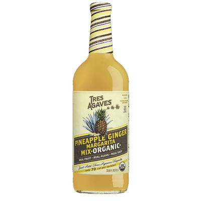 Tres Agaves Margarita Mix Organic Pineapple Ginger 1li - Wine Palace