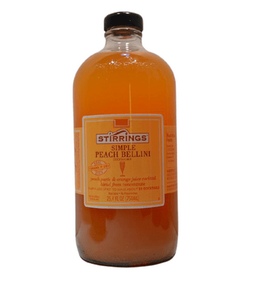 Stirrings Simple Peach Bellini Mix 750 Ml - Wine Palace