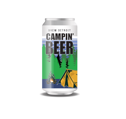 Brew Detroit Campin Beer 4-pack Can - Wine Palace