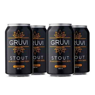 Gruvi Non-alcoholic Stout 4-pack