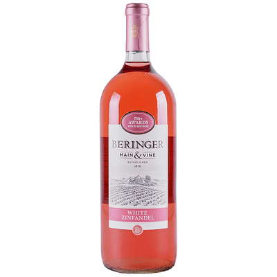 Beringer Main & Vine White Zinfandel Wine 1.5l - Wine Palace