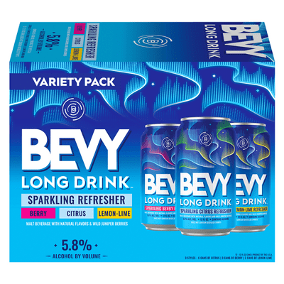 Bevy Long Drink Sparkling Refresher Variety Pk - Wine Palace