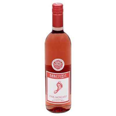 Barefoot Pink Moscato Sweet Pink Wine - 750 Ml Bottle