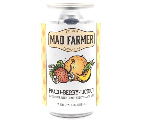 Mad Farmer Peach-Berry-Licious 4 Pack Hard Cider - Wine Palace