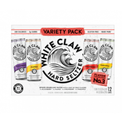 White Claw Hard Seltzer No 3 Variety Pack - Wine Palace