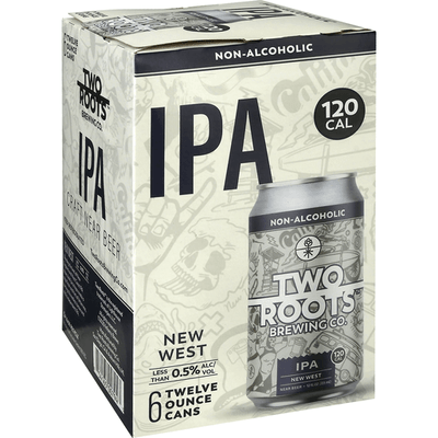 Two Roots Ipa New West Non-alcoholic 6-pack - Wine Palace