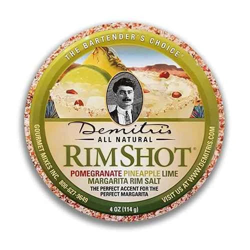 Demitris All Natural Rim Shot Pomegranate Pineapple Lime Margarita Salt
